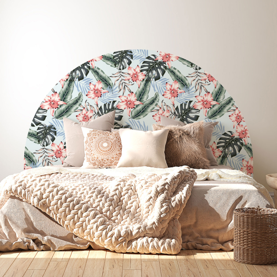 Adesivo Murale Testiera Arco - Fiori