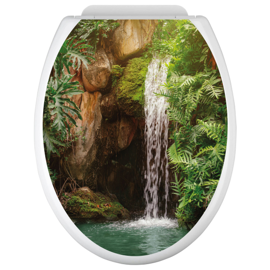 Adesivo per copriwater - WC - Cascata