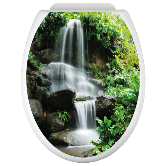 Adesivo per copriwater - WC - Cascata s