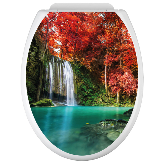 Adesivo per copriwater - WC - Cascate