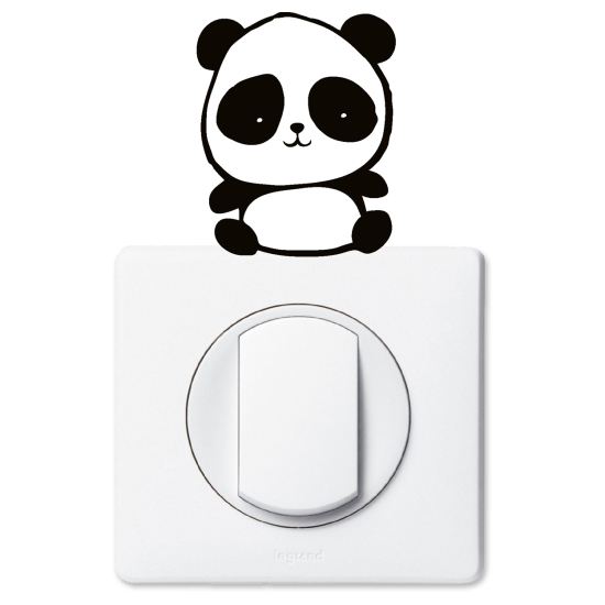 Adesivo per interruttore - Panda