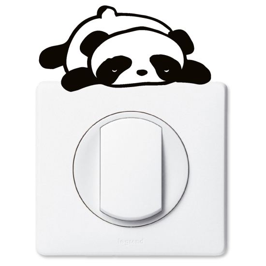 Adesivo per interruttore - Panda