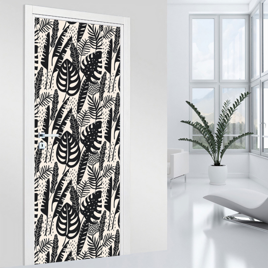 Adesivo per porta - Fiori