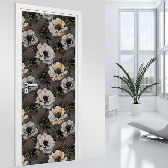 Adesivo per porta - Fiori