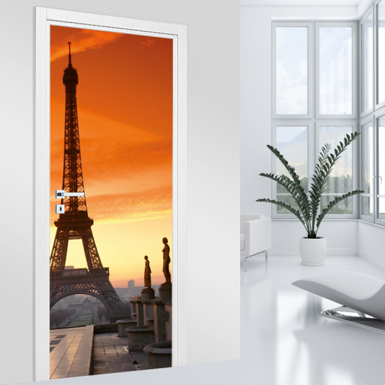 Adesivo per porta - Torre Eiffel