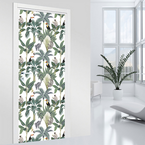 Adesivo per porta - Tropicale