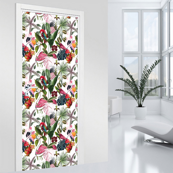 Adesivo per porta - Tropicale