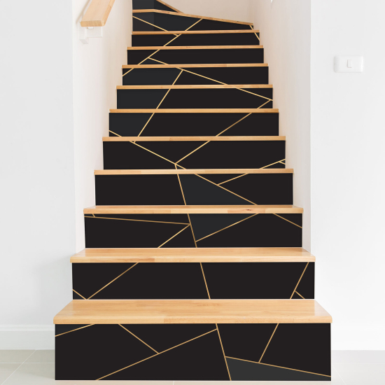 Adesivo Per Scale - Motivo geometrico