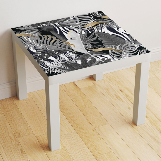 Adesivo Per Tavolo - Foglie Tropicali