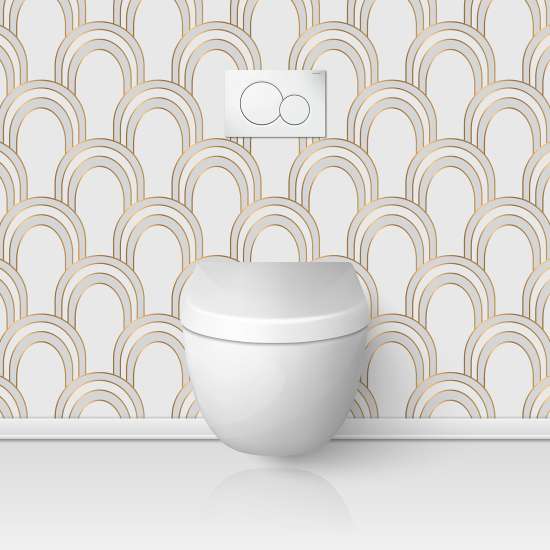 Alzatina adesiva per WC - Design