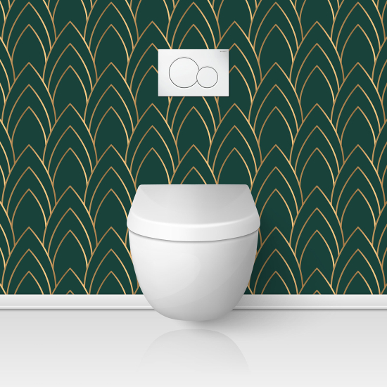 Alzatina adesiva per WC - Motivo elegante