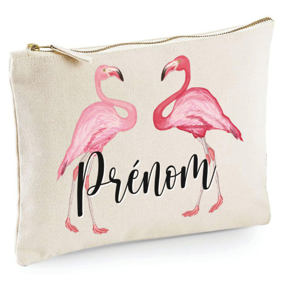 Astuccio personalizzato - Nome Fenicotteri Rosa
