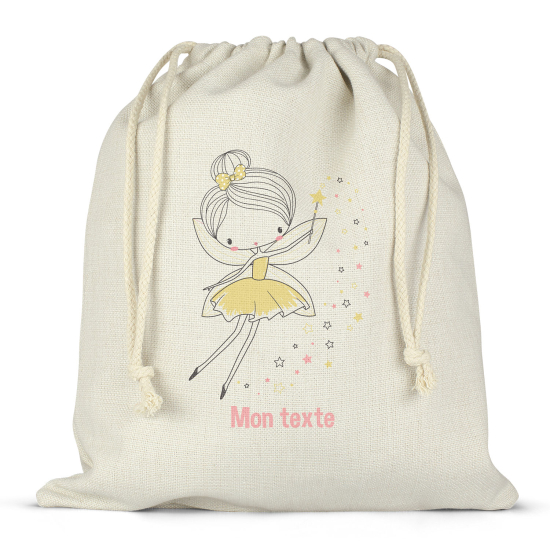 Borsa con coulisse personalizzata - Fata