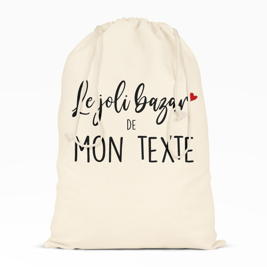 Borsa con coulisse personalizzata - Il bel caos di