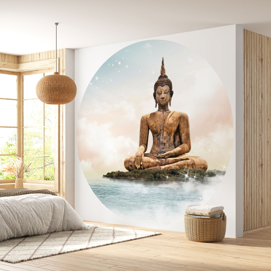 Carta da parati Cerchio / Rotondo - Buddha