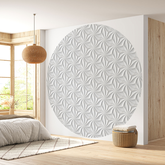 Carta da parati Cerchio / Rotondo - Design 3D