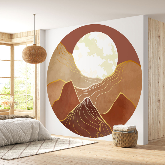 Carta da parati Cerchio / Rotondo - Paesaggio design