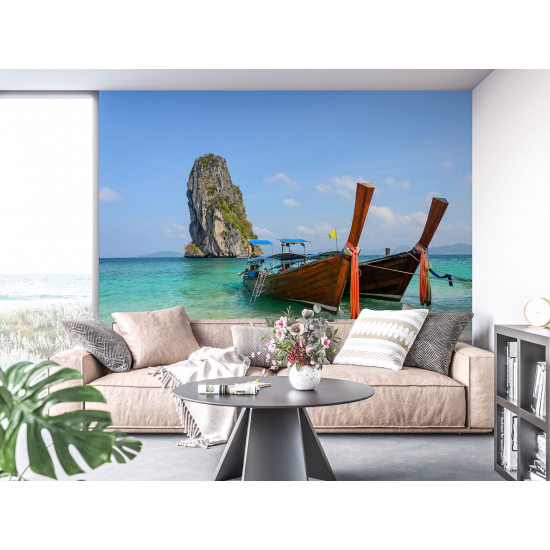 Carta da parati panoramica - Barche Thailandia