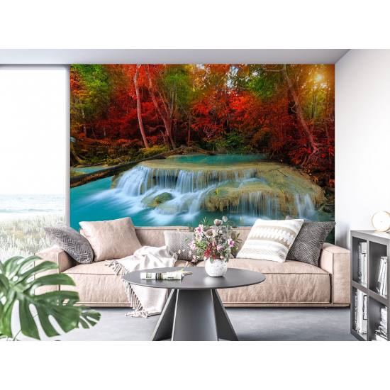 Carta da parati panoramica - Cascate Autunno