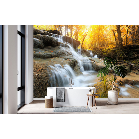 Carta da parati panoramica - Cascate Autunno