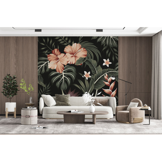 Carta da parati panoramica - Fiori tropicali