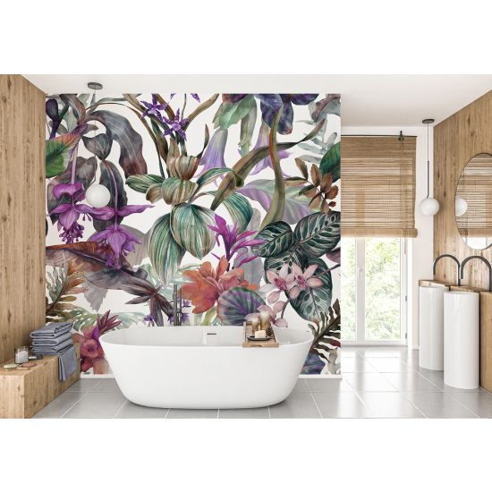 Carta da parati panoramica - Fiori tropicali