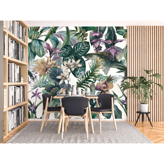 Carta da parati panoramica - Fiori tropicali