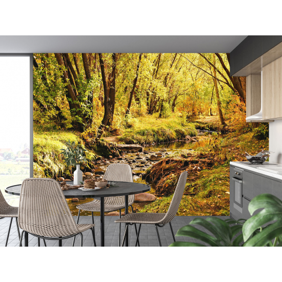 Carta da parati panoramica - Fiume Autunno