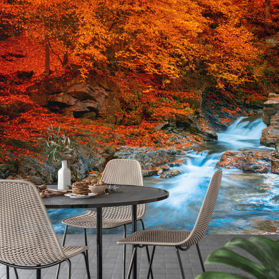 Carta da parati panoramica - Fiume Autunno