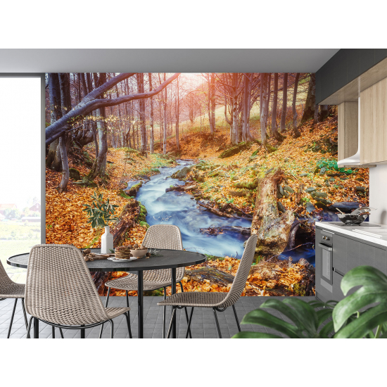 Carta da parati panoramica - Fiume Autunno