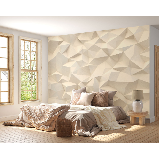 Carta da parati panoramica - Forme Geometriche Effetto 3D