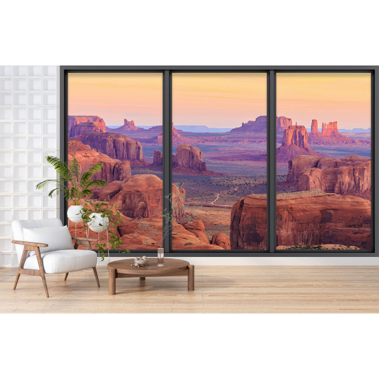 Carta da parati panoramica - Illusione ottica - Grand Canyon