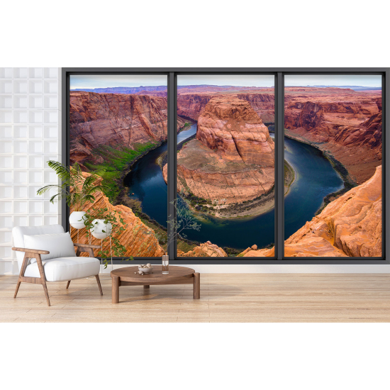 Carta da parati panoramica - Illusione ottica - Grand Canyon