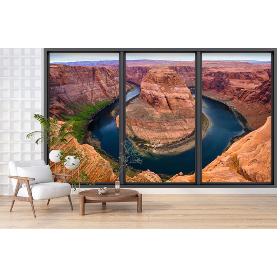 Carta da parati panoramica - Illusione ottica - Grand Canyon