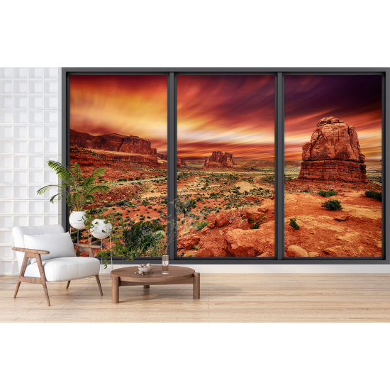 Carta da parati panoramica - Illusione ottica - Grand Canyon