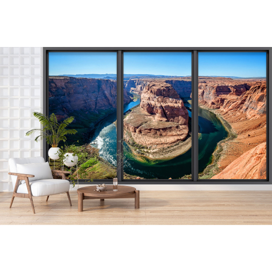 Carta da parati panoramica - Illusione ottica - Grand Canyon