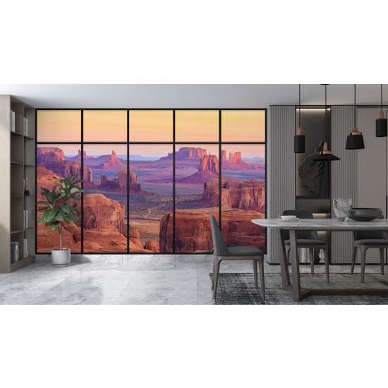 Carta da parati panoramica - Illusione ottica - Grand Canyon