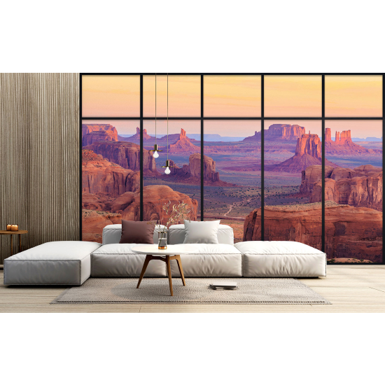 Carta da parati panoramica - Illusione ottica - Grand Canyon