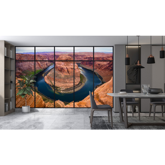 Carta da parati panoramica - Illusione ottica - Grand Canyon