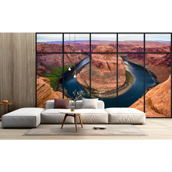 Carta da parati panoramica - Illusione ottica - Grand Canyon