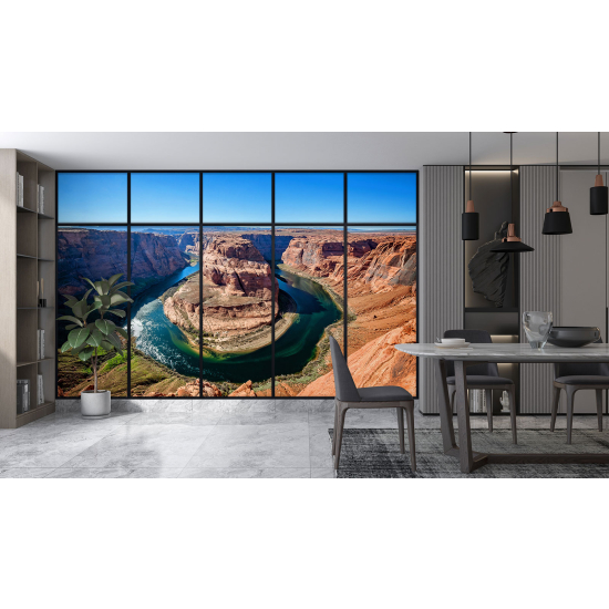 Carta da parati panoramica - Illusione ottica - Grand Canyon