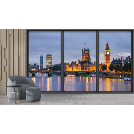 Carta da parati panoramica - Illusione ottica - Londra