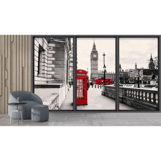 Carta da parati panoramica - Illusione ottica - Londra