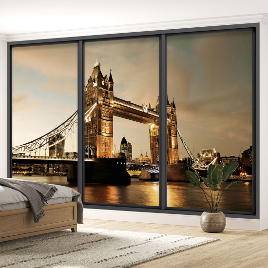 Carta da parati panoramica - Illusione ottica - Londra