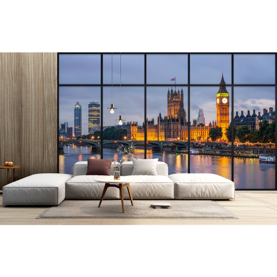 Carta da parati panoramica - Illusione ottica - Londra