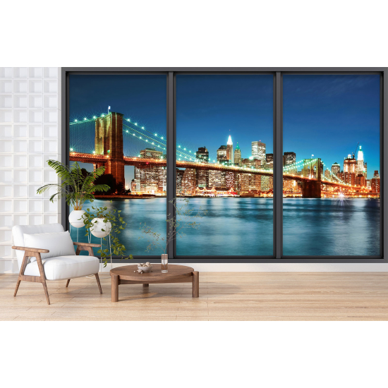 Carta da parati panoramica - Illusione ottica - New York