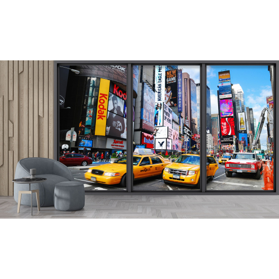 Carta da parati panoramica - Illusione ottica - New York
