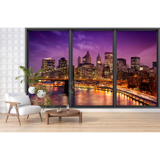 Carta da parati panoramica - Illusione ottica - New York