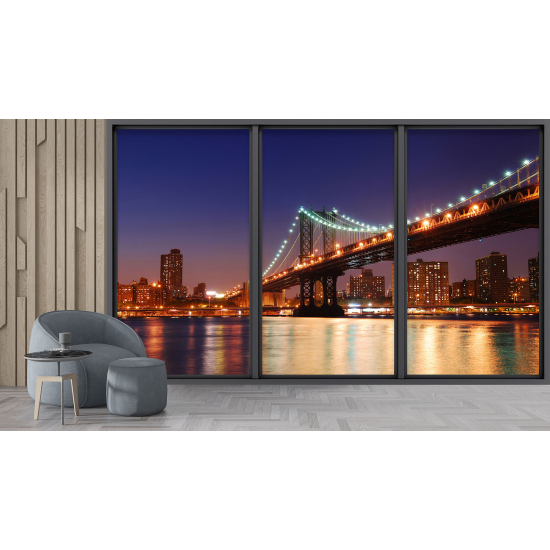 Carta da parati panoramica - Illusione ottica - New York