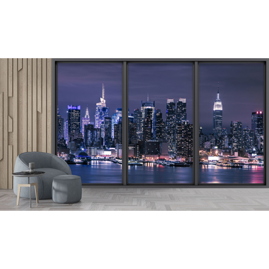 Carta da parati panoramica - Illusione ottica - New York